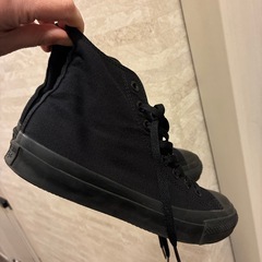 コンバースオールスター黒25.0の画像