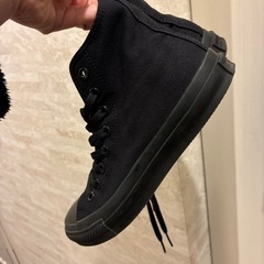 コンバースオールスター黒25.0の画像
