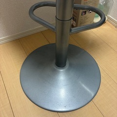 カウンターチェア　美品　レザー　ブラック　椅子　インテリア　家具　ソファ　おしゃれ　　椅子の画像