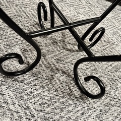 モザイク天板 アイアン サイドテーブル｜室内・ベランダOKの画像