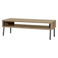 テレビ台 ローボード TV台 おしゃれ ウッドボード 木目調 木目 40Vまで アイアンウッドAVボード ブラック／アッシュブラウン IWAB-1000 アイリスオーヤマの画像