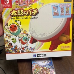 Switch  太鼓の達人　太鼓とソフトの画像