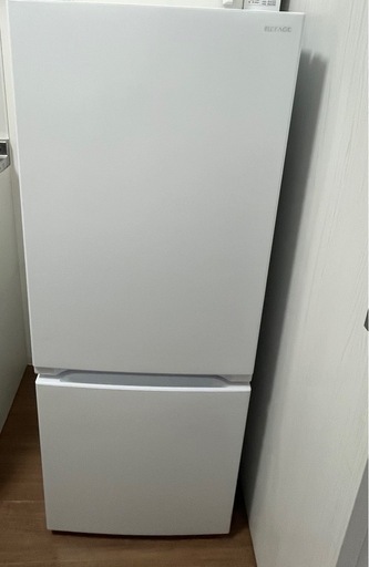 REFAGE　YRZ-F15LW　2ドア冷蔵庫　156L　右開き　ホワイト