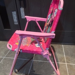 ミニーちゃん 折りたたみキッズチェアの画像