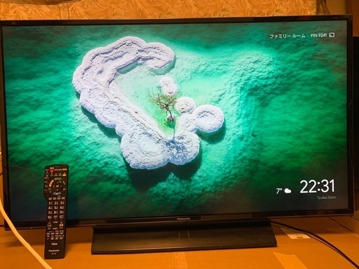パナソニック 43V型 液晶テレビ ビエラ TH-43FX750 4K IPSパネル 転倒防止スタンド スマートテレビ (ネット動画対
