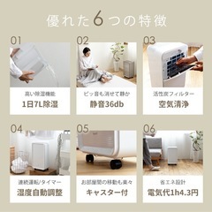 bianca+ ビアンカ　コンプレッサー式　除湿機の画像