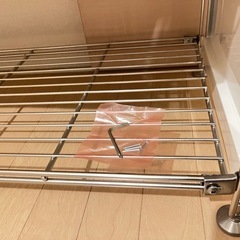 無印良品 MUJI スチールユニットシェルフ ローボード/テレビ台/靴棚の画像