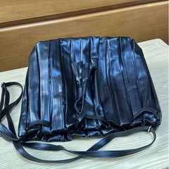 ノーブランド黒色ショルダーバッグの画像