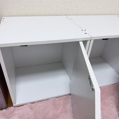 【決定】カラーボックス 3個セット 扉付きの画像