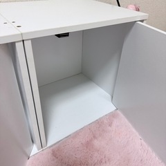 【決定】カラーボックス 3個セット 扉付きの画像