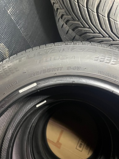 215/55r17 (bridgestone  turanza T005A)-45週23年製4本セット(タイヤのみ)