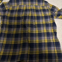 niko and… フランネルチェックシャツ (黄色)の画像