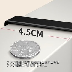 6段ドア掛けタイプの収納ラック 139cmの画像