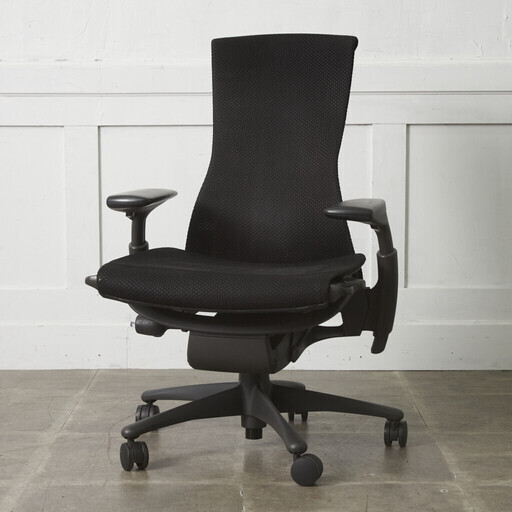【発送の場合は即購入不可】 定価28万 Herman Miller エンボディチェア ハーマンミラー embody chair キャスター ゲーミングチェア 椅子 昇降 ワークチェア 93657