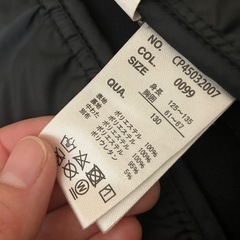 CAMP7 キッズ130㎝ダウンの画像