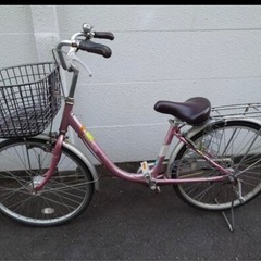 自転車　ママチャリの画像