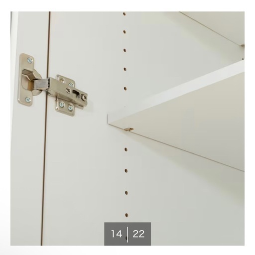 【美品】ニトリ　食器棚　キッチンカウンターMRB (レジュームLE 90 DBR）　