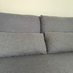 カウチソファ　布貼り　の画像