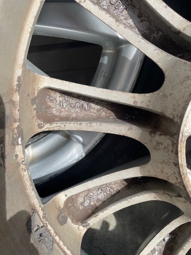 レクサス（トヨタ）純正 スタッドレスホイール4本 225/55R17 114.3 バリ山