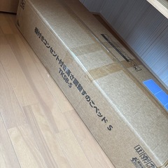 棚付きコンセント付き高さ調整すのこベッドsの画像