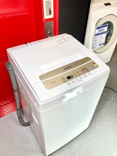 ★大阪全域送料無料★安心3ヶ月保証！一人暮らしにぴったりサイズ！2020年製アイリスオーヤマ　全自動洗濯機5.0kg【IAW-T502