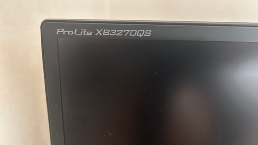 iiyama モニター　31.5インチ WQHD IPS方式 高さ調整（ジャンク品）