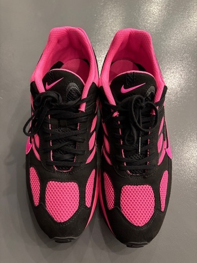 NIKE AIR GHOST RACER ピンク ブラック スニーカーPink Blast サイズ9.5  27.5cm