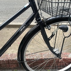 🔵中古車🔵　キレイ✨　27インチ　LEDオートライト　シティーサイクル　中古自転車　点検調整永久無料✨　西宮市の画像