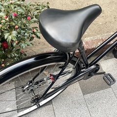 🔵中古車🔵　キレイ✨　27インチ　LEDオートライト　シティーサイクル　中古自転車　点検調整永久無料✨　西宮市の画像