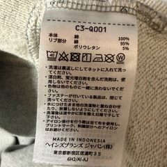 Champion グレー トレーナー スウェットシャツ　Lサイズ　C3-Q001の画像