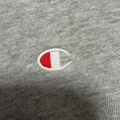 Champion グレー トレーナー スウェットシャツ　Lサイズ　C3-Q001の画像