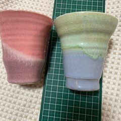 湯呑み二つの画像