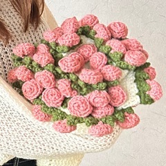 ブーケブランケット編みます🧶　1020円〜💸　毛糸代込み3…