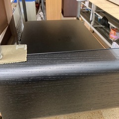 リユースマン倉敷、ガラステーブル、ブラック、テーブルの画像