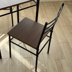 【無料】ダイニングセット(チェア2脚)の画像