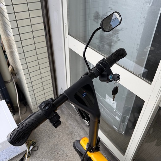 【超美品‼️】折りたたみ式 14インチ 電動アシスト自転車  E-BIKE H1 3段ギア イエロー♪