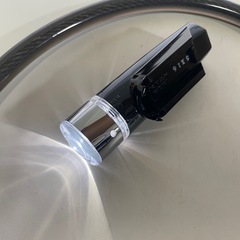 ブリヂストン　ワイヤーロック　＋　ライト　鍵3本付きの画像