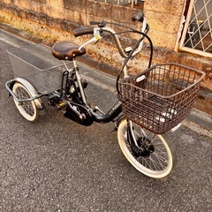 電動アシスト自転車◇三輪ワゴン◇PELTECH◇20×16型の画像