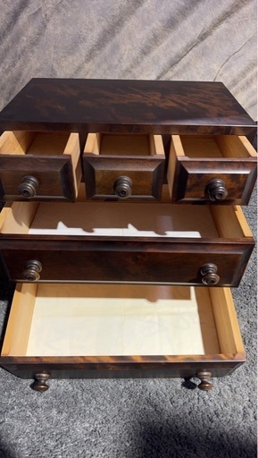 ビンテージ】 小型チェスト 3段 / 北海道民芸家具 (やきいも|プロフ