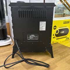 【ドリーム川西店限定】☆ジモティー見たよ割引☆ ニトリ ファンヒーター 暖炉型 2018年製 BK18 BLT-999B-2-S-BK 通電確認済み 【2125560000048597】の画像