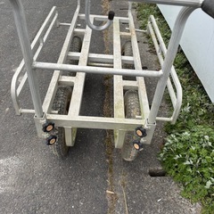 ハラックス 愛菜号 CH1334N アルミ製 ハウスカー 収穫台の画像