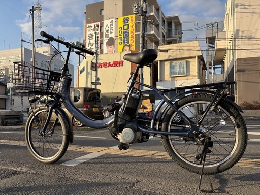 063中古Panasonic電動アシスト自転車　8Ah 大阪 中古20㌅Panasonic電動アシスト自転車 8Ah 大阪 036番