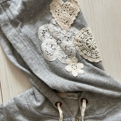 アース7分丈パーカー　Mの画像