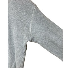 BACK NUMBER Right-on 長袖 ワッフルTシャツ セーター グレー Lの画像