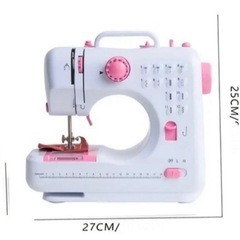 新品未使用　実用　コンパクト　ミシン　ピンクカラーの画像