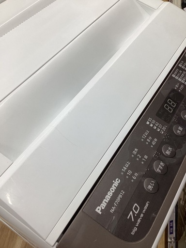 Panasonic 全自動洗濯機 2019年製 NA-F70PB12 7.0kg