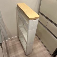 冷蔵庫横収納ラック
の画像