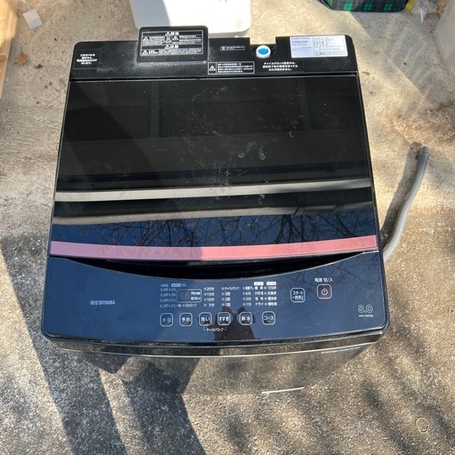 洗濯機　アイリスオーヤマ　IAW-T805BL