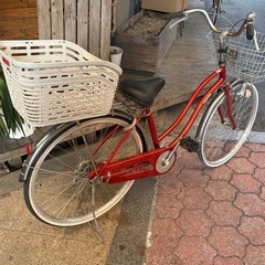 タイヤ状態良く　26インチ　シティーバイク　自転車　の画像