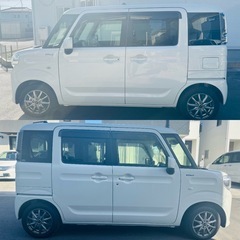 令和R5 スズキ スペーシア ハイブリッドG ★5AA-MK53S 車検R9/10 走行距離55000KM ETC アイドリングストップ　スタッドレス付きの画像